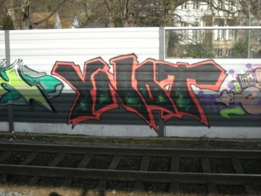 Graffiti Wall in Osnabrück hasetor bahnhof - Photo by Nameless - YNOT, ABM