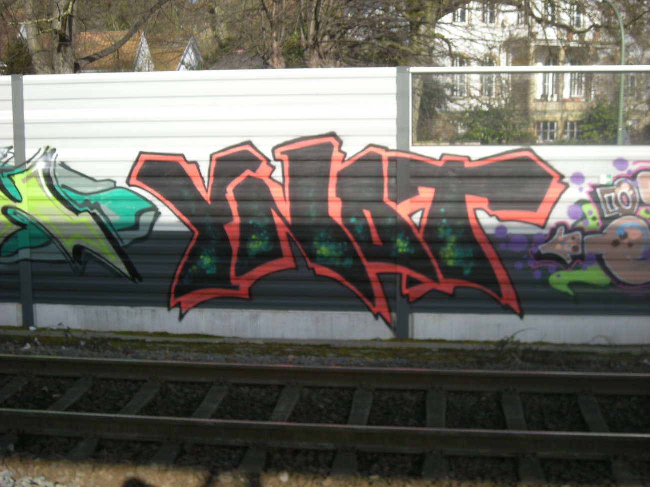 Graffiti Wall in Osnabrück hasetor bahnhof - Photo by Nameless - YNOT, ABM