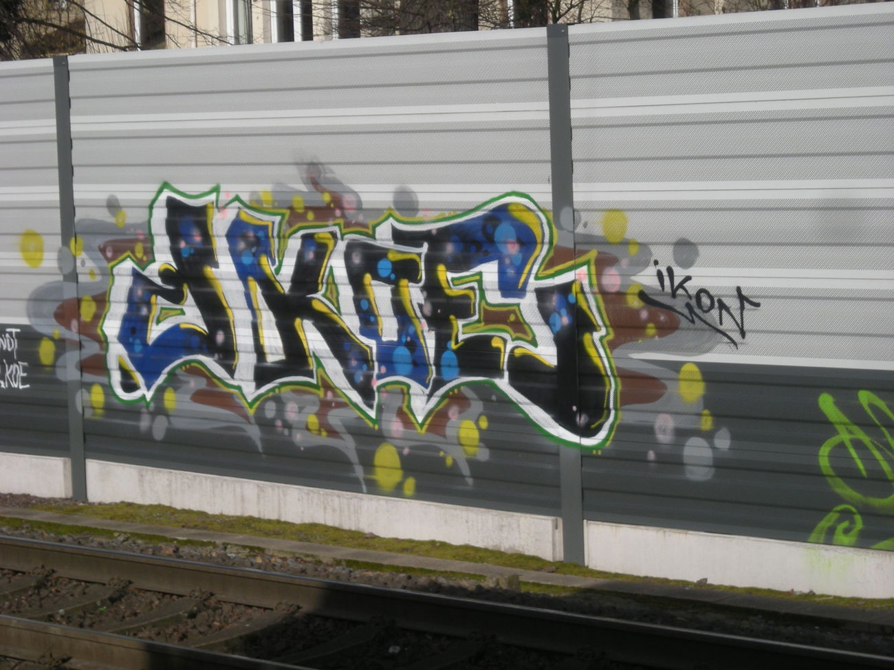 Graffiti Wall in Osnabrück hasetor bahnhof - Photo by Nameless - JKOE, JACKO, ABM