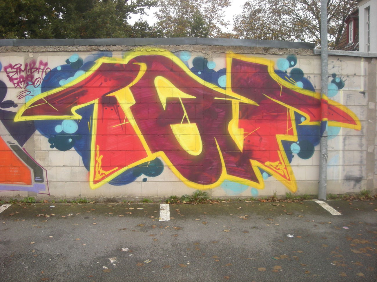 Graffiti Wall in Osnabrück - Photo by Nameless - ERSO, TGF (2016)