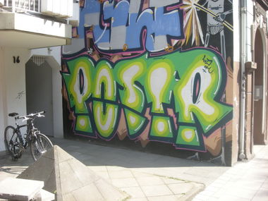 Graffiti Wall in Bonn - Photo by Nameless - POSTR, OH (2012)