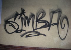 Graffiti Artwork in Osnabrück rosenplatz - Photo by Nameless - SIMBA, ABM, TGF (2016)