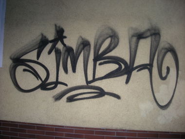 Graffiti Artwork in Osnabrück rosenplatz - Photo by Nameless - SIMBA, ABM, TGF (2016)
