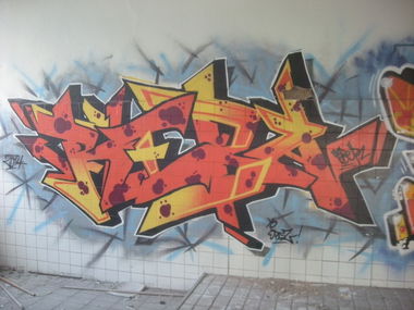 Graffiti Wall in Bonn - Photo by Nameless - REBA