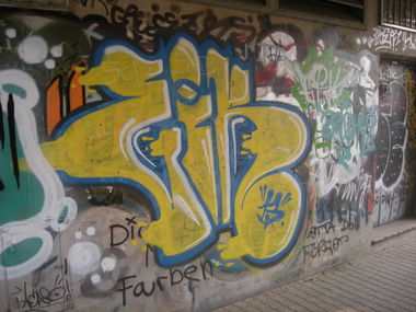 Graffiti Bombing in Bonn - Photo by Nameless - EIK (2013)