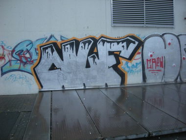 Graffiti Bombing in Osnabrück - Photo by Nameless - NLF (2017)