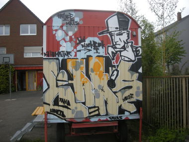 Graffiti Wall in Osnabrück - Photo by Nameless - LAAS, UNLTD. (2014)