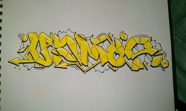 Graffiti Sketch - Photo by Narkose