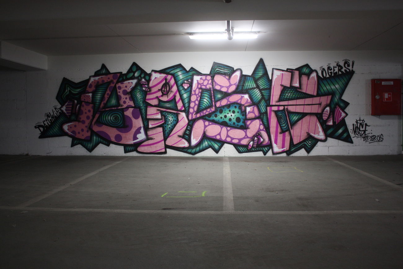 Graffiti Wall in Rottweil - Photo by Nase96 (2021)