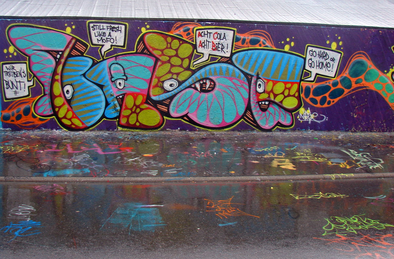 Graffiti Wall in Rottweil - Photo by Nase96 (2012)