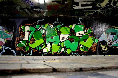 Graffiti Wall in Stuttgart - Photo by Nase96 (2014)