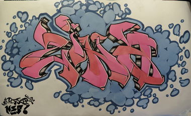 Graffiti Sketch - Photo by Naser