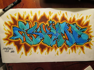 Graffiti Sketch - Photo by Naser (2014)