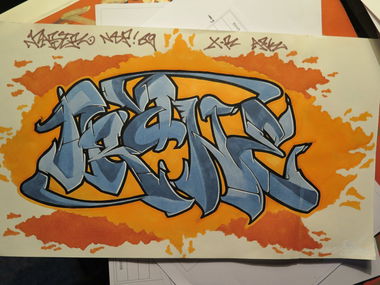 Graffiti Sketch - Photo by Naser