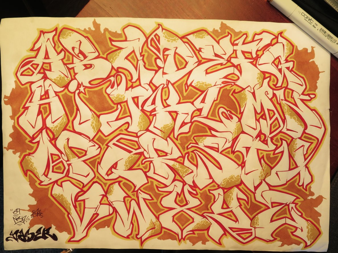 Graffiti Sketch - Photo by Naser