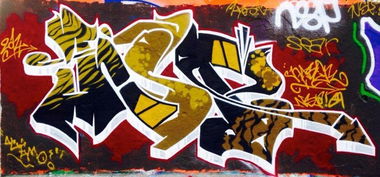 Graffiti Wall in Lyon - Photo by Naser