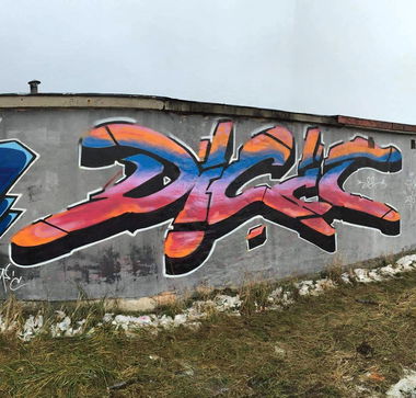 Graffiti Wall - Photo by Naskinach - dicit, tvpc, winter