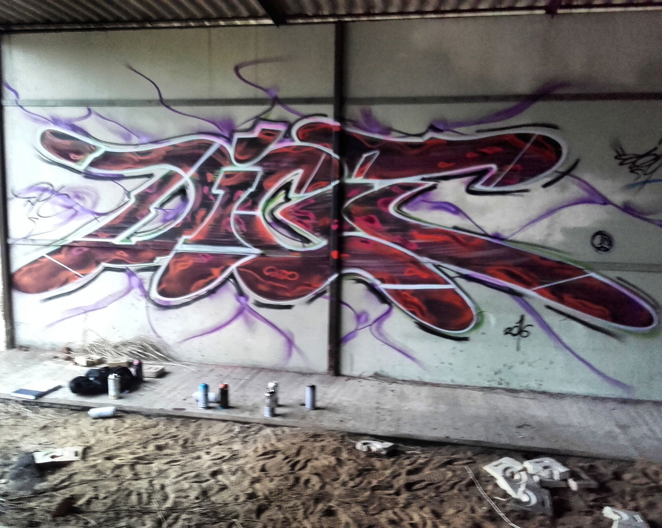 Graffiti Wall - Photo by Naskinach - dicit, tvp, crew