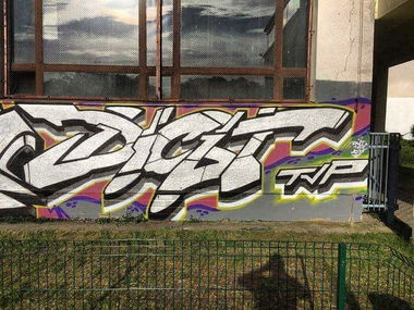 Graffiti Wall - Photo by Naskinach - dicit, tvp, crew