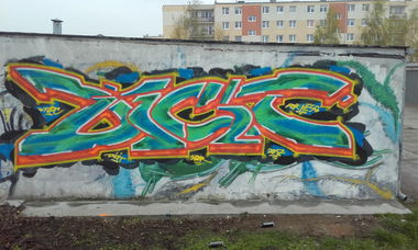 Graffiti Wall - Photo by Naskinach - dicit, tvp, crew
