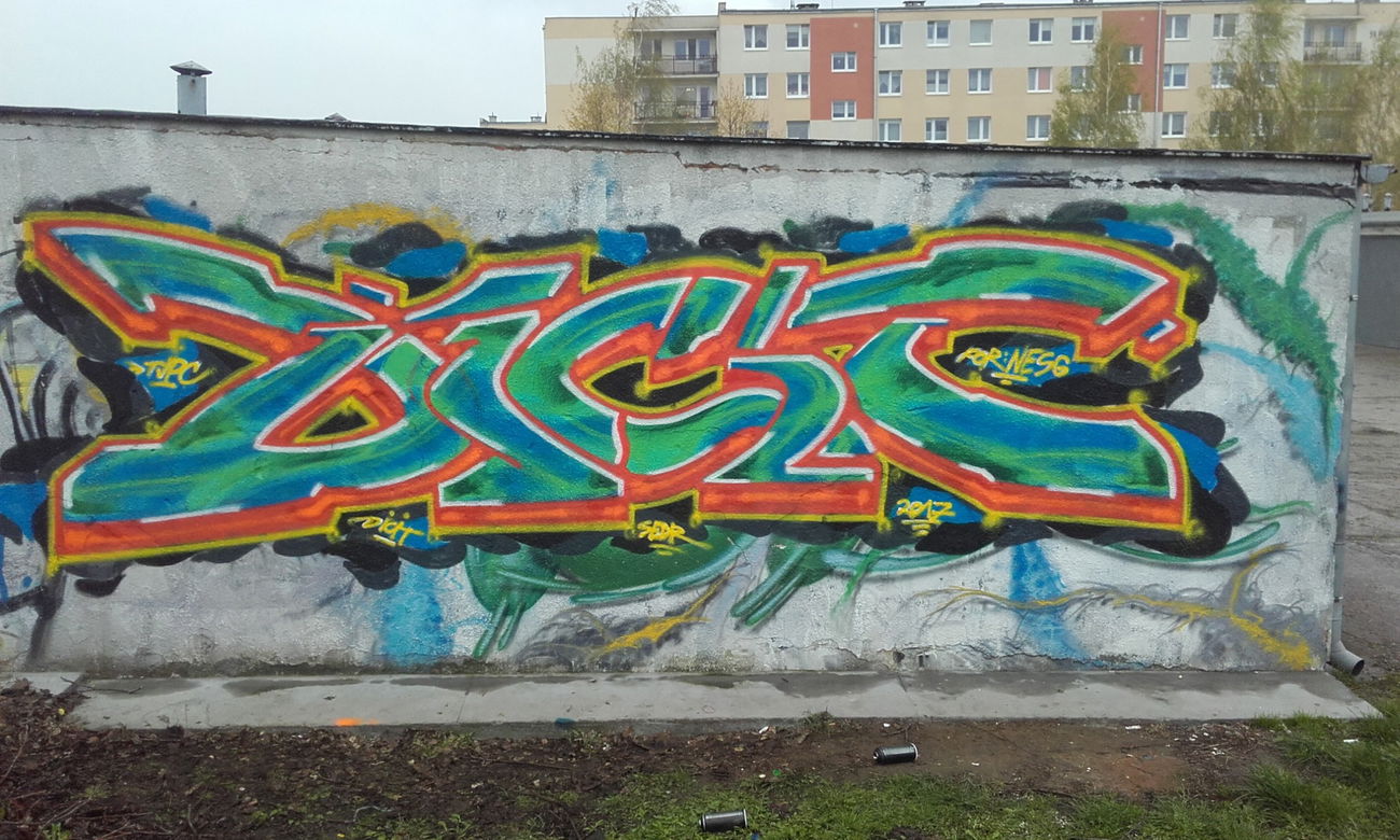 Graffiti Wall - Photo by Naskinach - dicit, tvp, crew