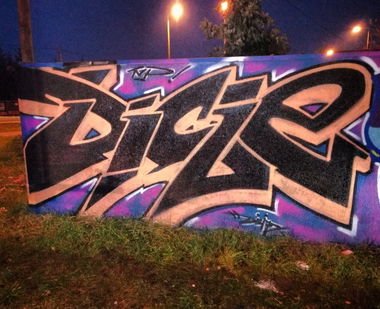 Graffiti Wall - Photo by Naskinach - dicie, dicit, bydgoszcz