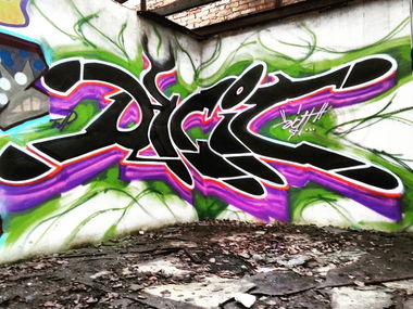 Graffiti Wall - Photo by Naskinach - dicit, thcvódkapixycrew, 2016