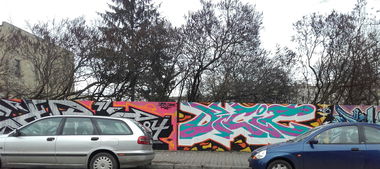 Graffiti Wall - Photo by Naskinach - dicit, tvp, crew