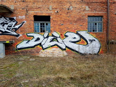 Graffiti Wall in Ustal miejsce - Photo by Naskinach - dicie, dicit, tvp