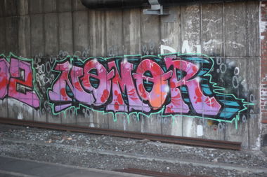 Graffiti Wall in Hamburg - Photo by Naviz - NOMOR, HMANBURG, HH