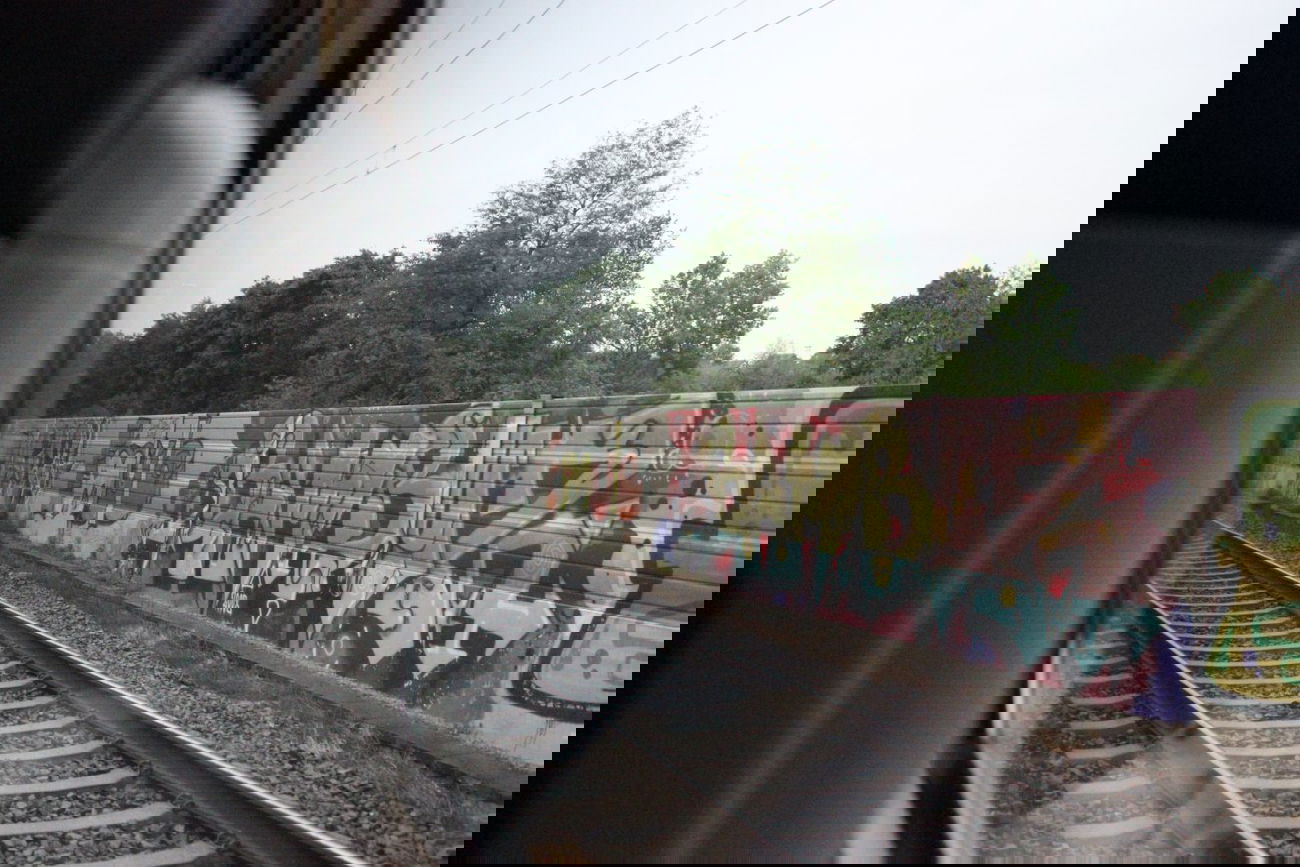 Graffiti Wall - Photo by Naviz - BAMBUZ, TRAINLINE, STUGGI