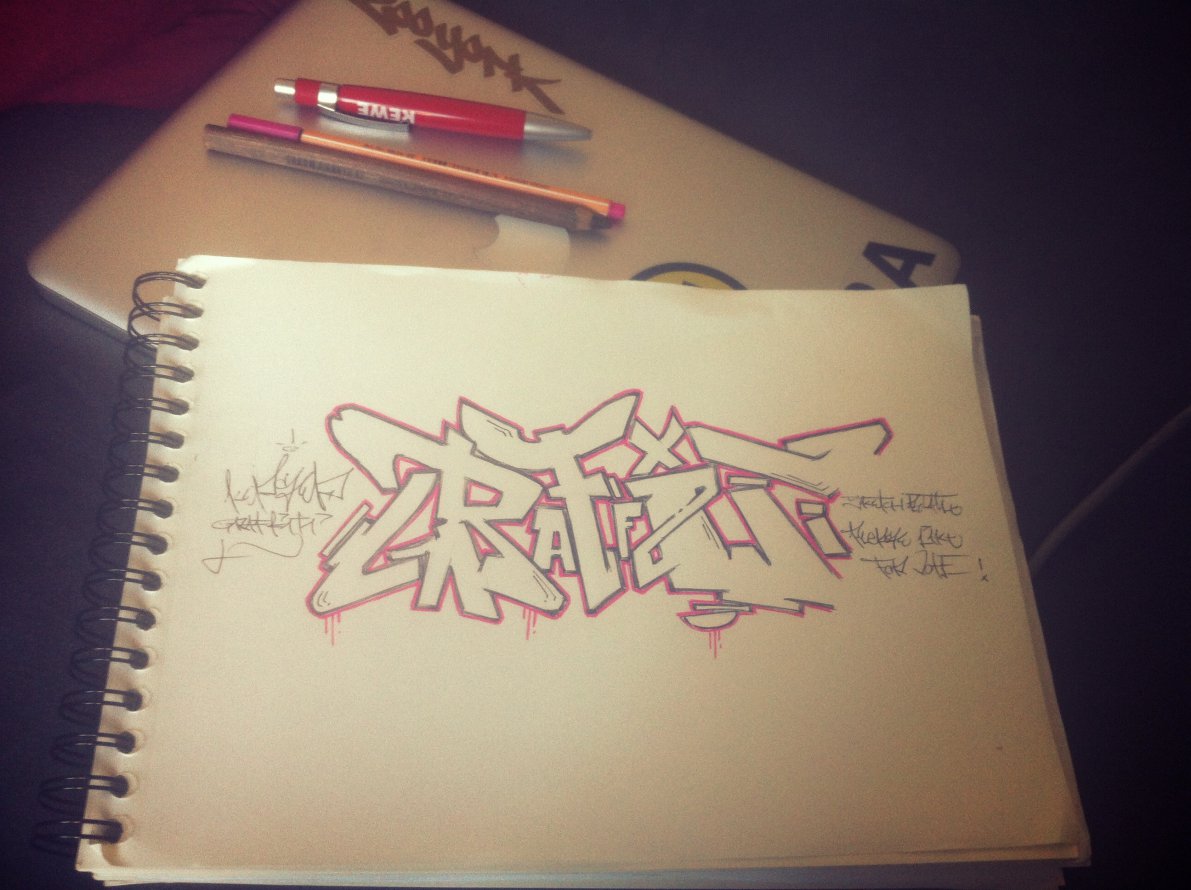Graffiti Sketch - Photo by Naviz - GRAFFITI, SKETCH, KEPS