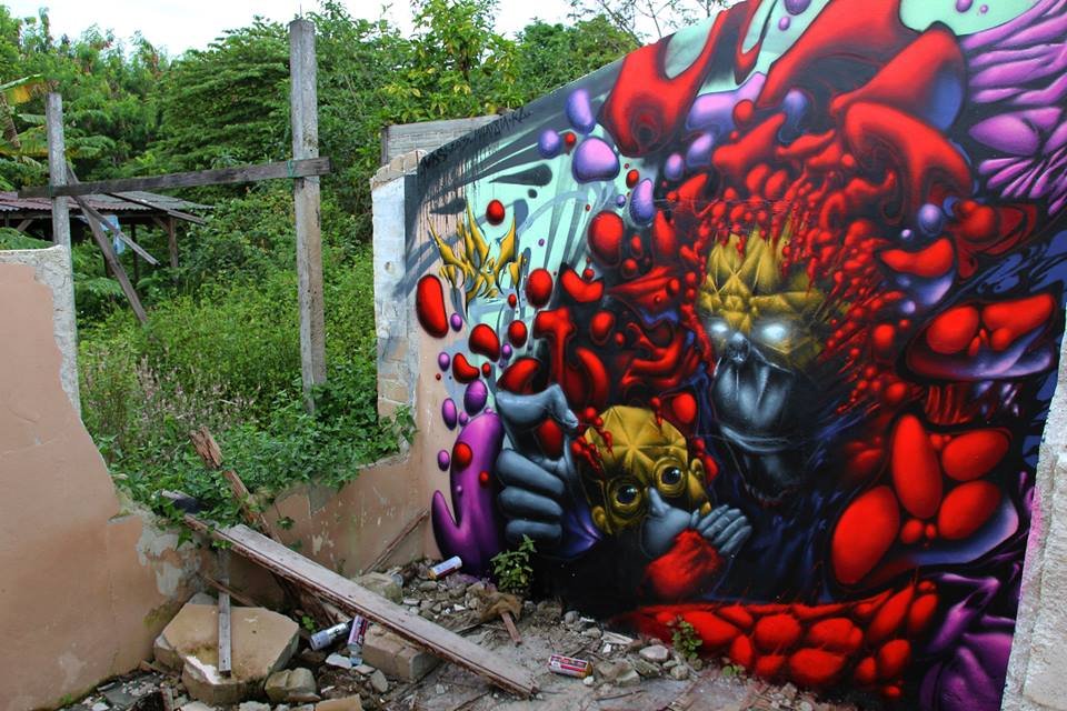 Graffiti Wall in Puchong - Photo by Nazca - nazca, malaysia, znc (2013)