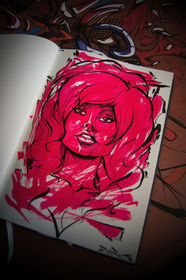 Graffiti Sketch - Photo by Nazca - nazca, nasca (2014)