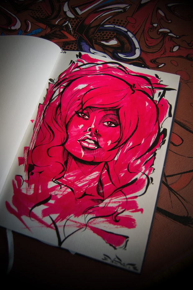 Graffiti Sketch - Photo by Nazca - nazca, nasca (2014)