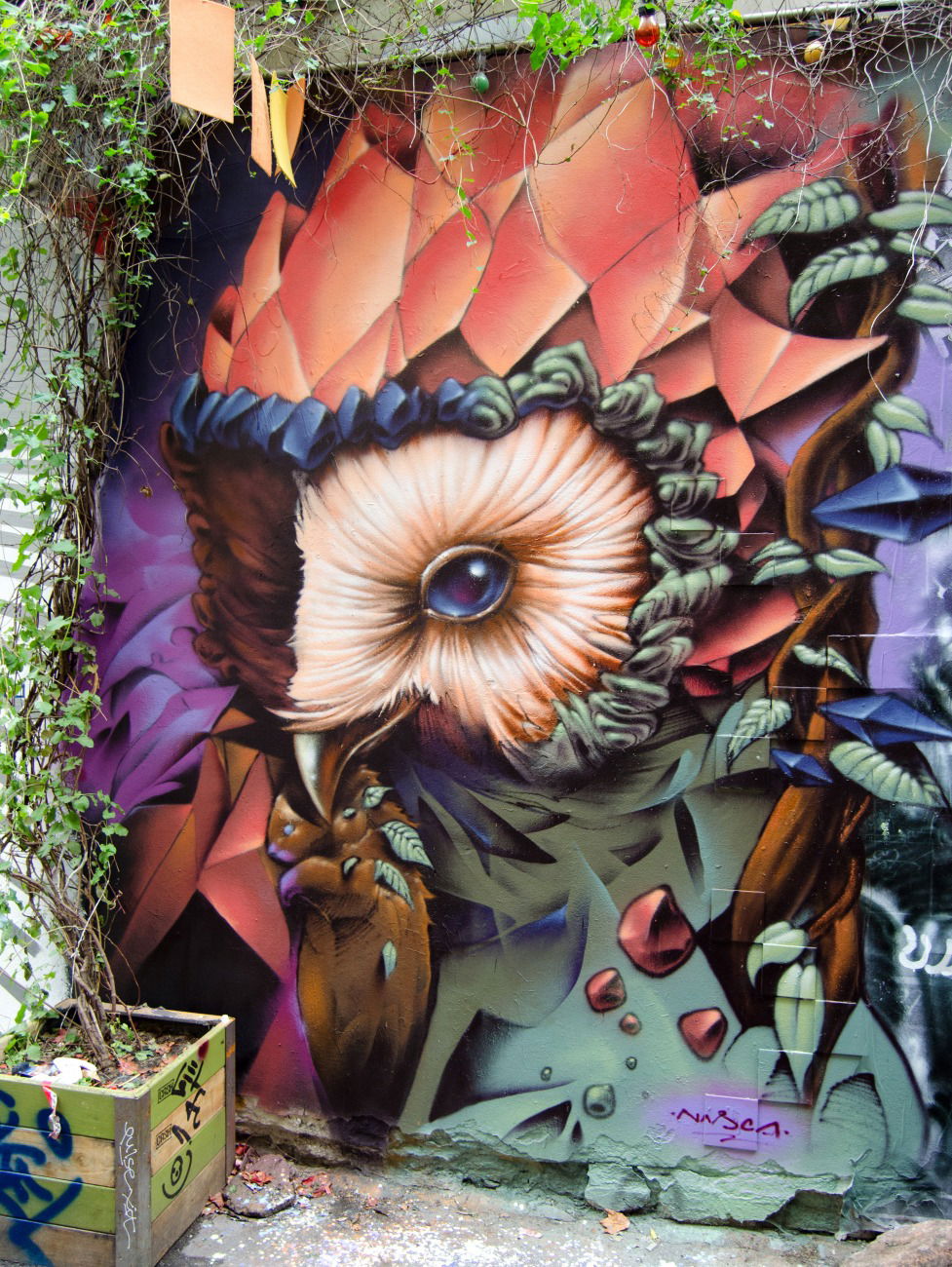 Graffiti Wall - Photo by Nazca