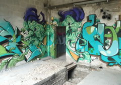 Graffiti Wall - Photo by Nazca