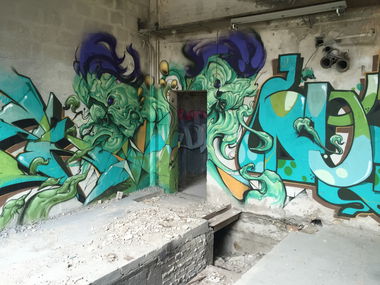 Graffiti Wall - Photo by Nazca