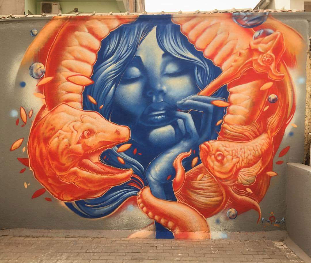 Graffiti Wall - Photo by Nazca