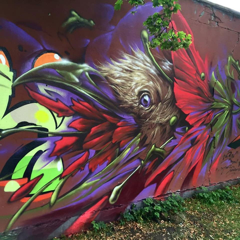 Graffiti Wall - Photo by Nazca