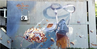 Graffiti Wall - Photo by Nazca