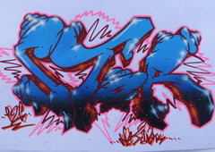 Graffiti Sketch in Homburg - Photo by NeToXiK126 - SToR, NeToXiK, 126 (2014)