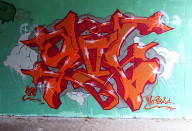 Graffiti Wall in Homburg - Photo by NeToXiK126 - 126, netoxic, hf (2014)