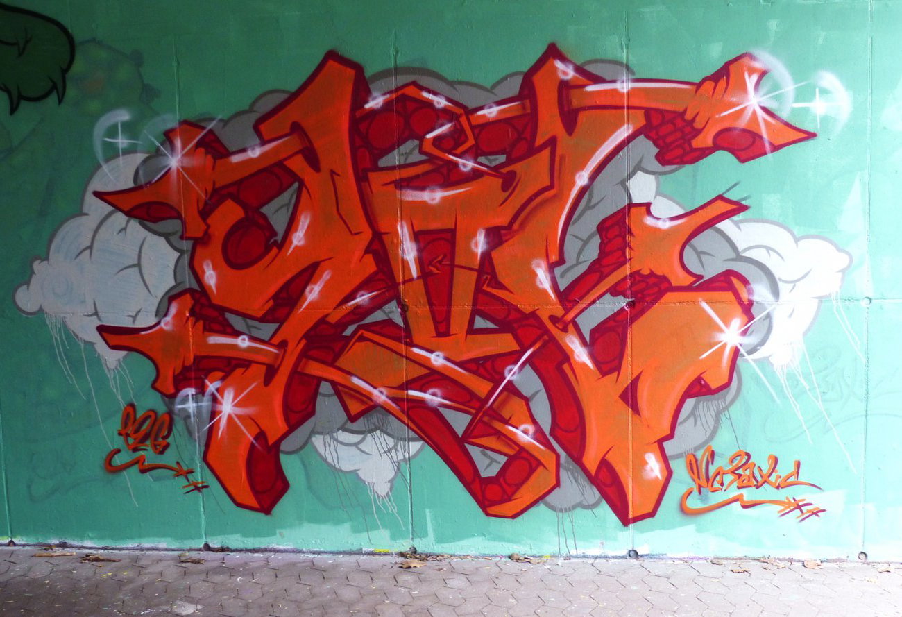 Graffiti Wall in Homburg - Photo by NeToXiK126 - 126, netoxic, hf (2014)