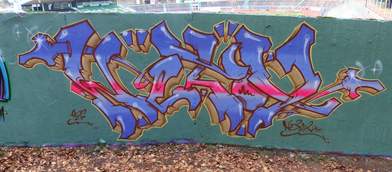 Graffiti Wall in Homburg - Photo by NeToXiK126 - NeToX, HF, 126 (2014)