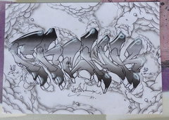 Graffiti Sketch - Photo by NeToXiK126 - crenk, battle, netox (2014)
