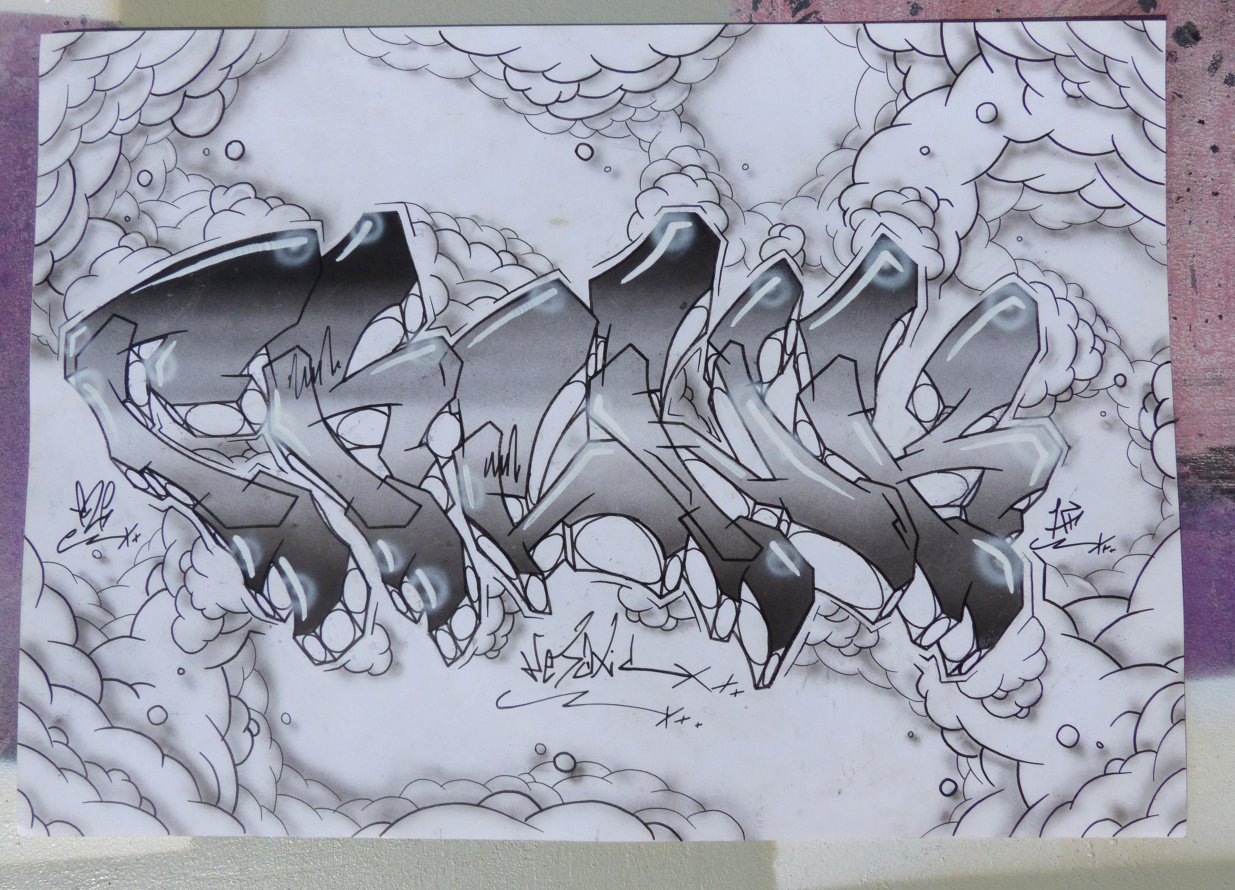 Graffiti Sketch - Photo by NeToXiK126 - crenk, battle, netox (2014)