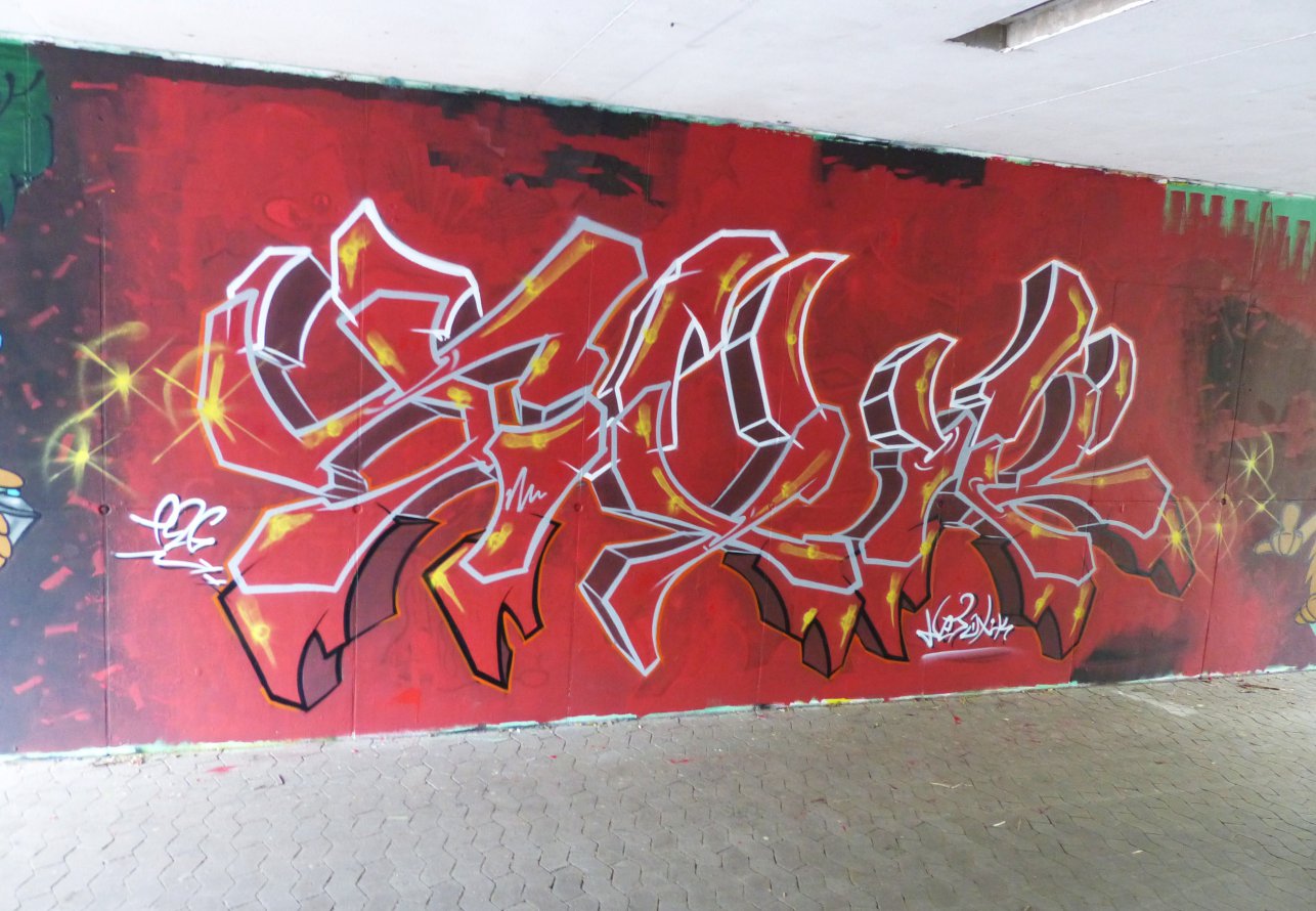Graffiti Wall in Homburg - Photo by NeToXiK126 - toxik, netox, 126 (2014)