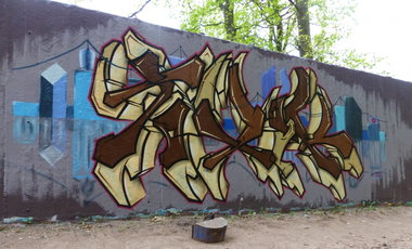 Graffiti Wall in Homburg - Photo by NeToXiK126 - toxik, netoxik (2014)