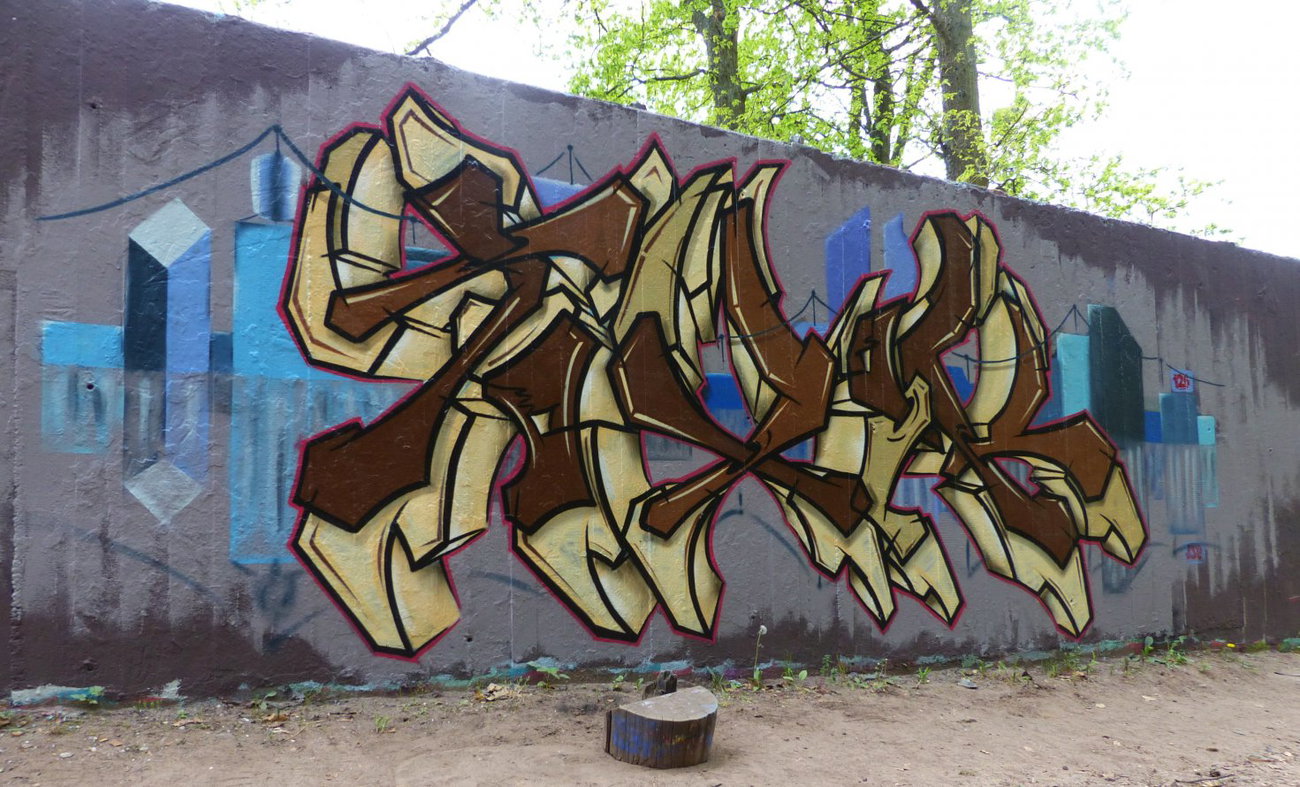 Graffiti Wall in Homburg - Photo by NeToXiK126 - toxik, netoxik (2014)
